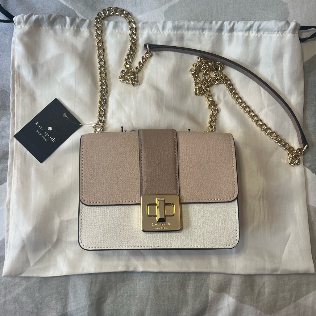 Kate Spade Tan And Cream Bag